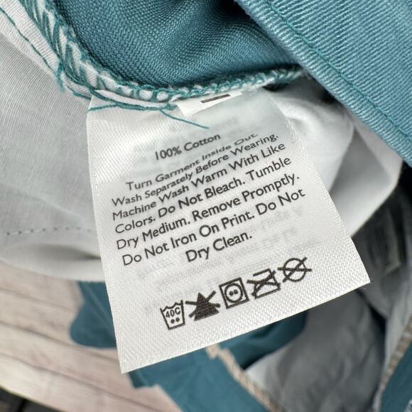 Eddie Bauer Legendwash Slightly Curvy Bermuda Shorts Women's 18 Marina Blue NEW - Picture 9 of 13